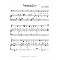 Crossing the Waters (two-part vocal)