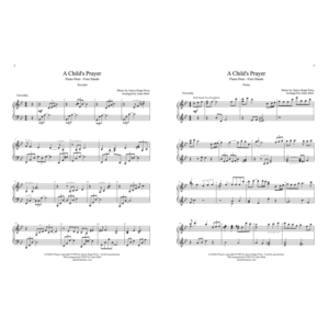A Child's Prayer (piano duet)