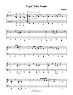 Eight Dollar Boogie (early intermediate)