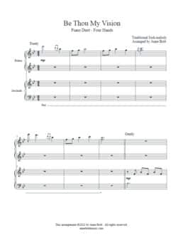 Be Thou My Vision (piano duet - early intermediate)