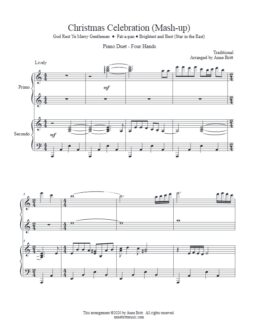 Christmas Celebration (piano duet)