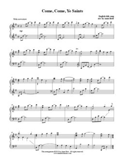 Come, Come, Ye Saints (early intermediate)