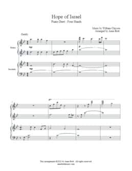 Hope of Israel (piano duet)