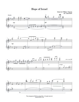 Hope of Israel (piano solo)