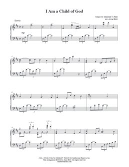 I Am a Child of God (intermediate)