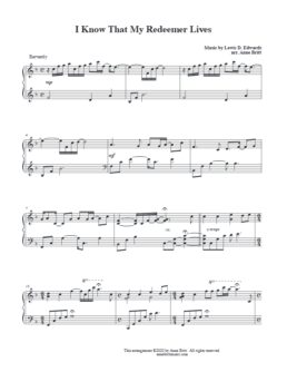 I Know That My Redeemer Lives (piano solo)