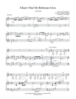 I Know That My Redeemer Lives (vocal duet)