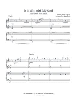 It Is Well with My Soul (piano duet)
