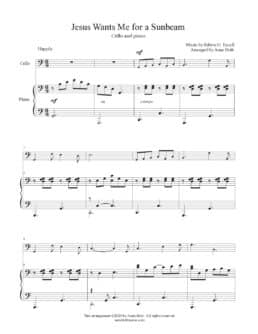 Jesus Wants Me for a Sunbeam (cello & piano)