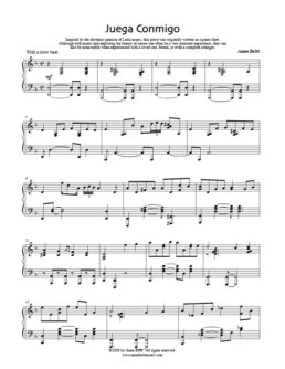 Juega Conmigo (piano solo)