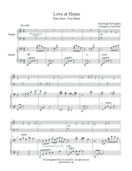 Love at Home (student/teacher piano duet)