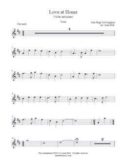 Love at Home (violin & piano)