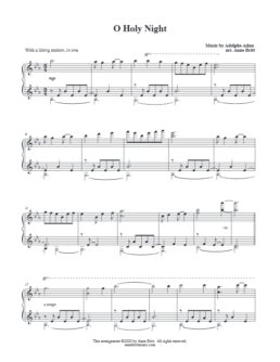 O Holy Night (piano solo)