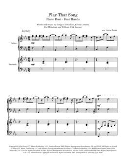 Play That Song (Train) - piano duet