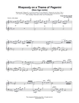 Rhapsody on a Theme of Paganini (New Age remix)