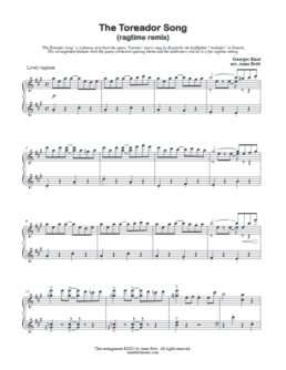 The Toreador Song (ragtime remix)