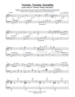 Twinkle, Twinkle, Estrellita (intermediate Latin remix of "Twinkle, Twinkle, Little Star")