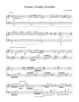 Twinkle, Twinkle, Estrellita (late intermediate Latin remix of "Twinkle, Twinkle, Little Star")