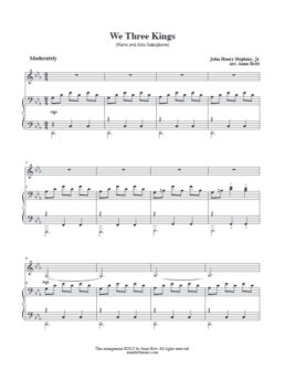 We Three Kings (alto saxophone/piano)
