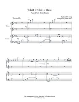 What Child Is This? (piano duet)