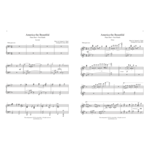 America the Beautiful (piano duet)