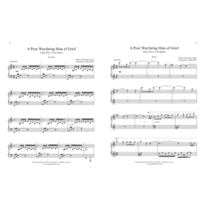 A Poor Wayfaring Man of Grief (piano duet)
