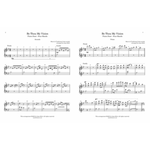Be Thou My Vision (piano duet - late intermediate)