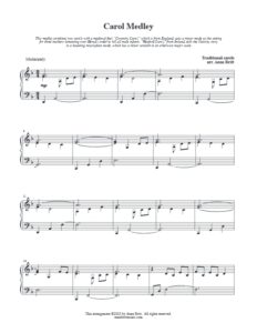 Carol Medley (piano solo)