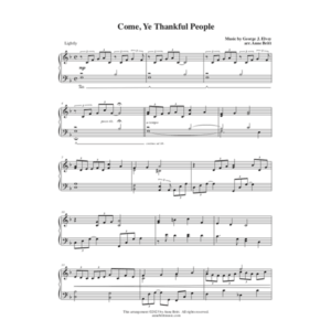 Come, Ye Thankful People