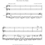 Creation Medley - intermediate piano duet