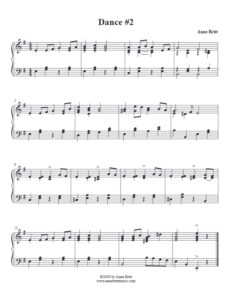 Dance #2 (early intermediate piano solo)