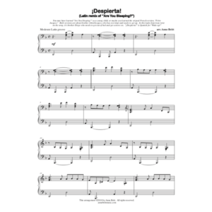 ¡Despierta! (Latin remix of "Are You Sleeping?")