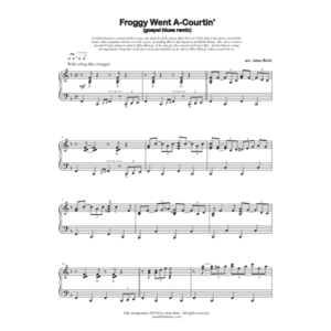 Froggy Went A-Courtin' (early intermediate gospel blues remix)