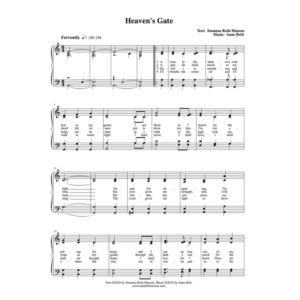 Heaven's Gate - SATB hymn
