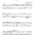 His Eye Is on the Sparrow (late elementary student/teacher piano duet)