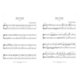 Hope of Israel (piano duet)