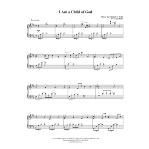 I Am a Child of God (early intermediate)