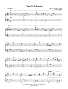 I Stand All Amazed (intermediate piano solo)