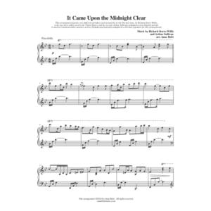 It Came Upon the Midnight Clear (feat. two different melodies)