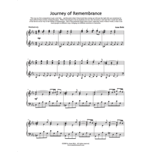 Journey of Remembrance - intermediate piano solo