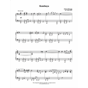 Kumbaya - early intermediate piano solo