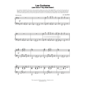 Las Cucharas (Latin remix of "Hey, Diddle Diddle")