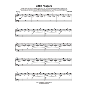 Little Niagara - late intermediate piano solo