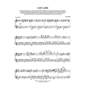 Lost Lake - intermediate piano solo