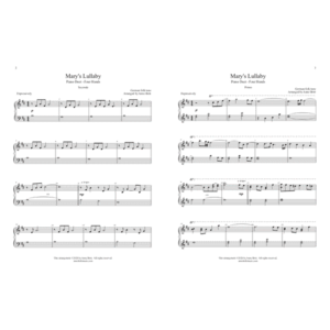 Mary's Lullaby (piano duet)