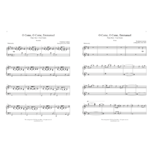 O Come, O Come, Emmanuel (piano duet)