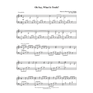 Oh Say, What Is Truth?