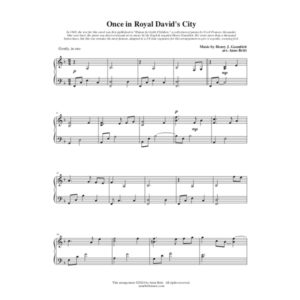 Once in Royal David's City
