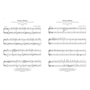 Pioneer Medley (piano duet)