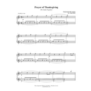 Prayer of Thanksgiving